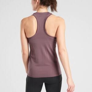 Athleta Momentum Seamless Knit Racerback Tank Top Mauve Size XS